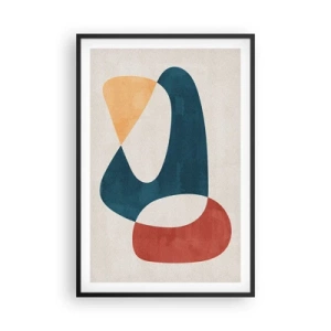 Poster în ramă neagră - Influențe și metamorfoze - 61x91 cm