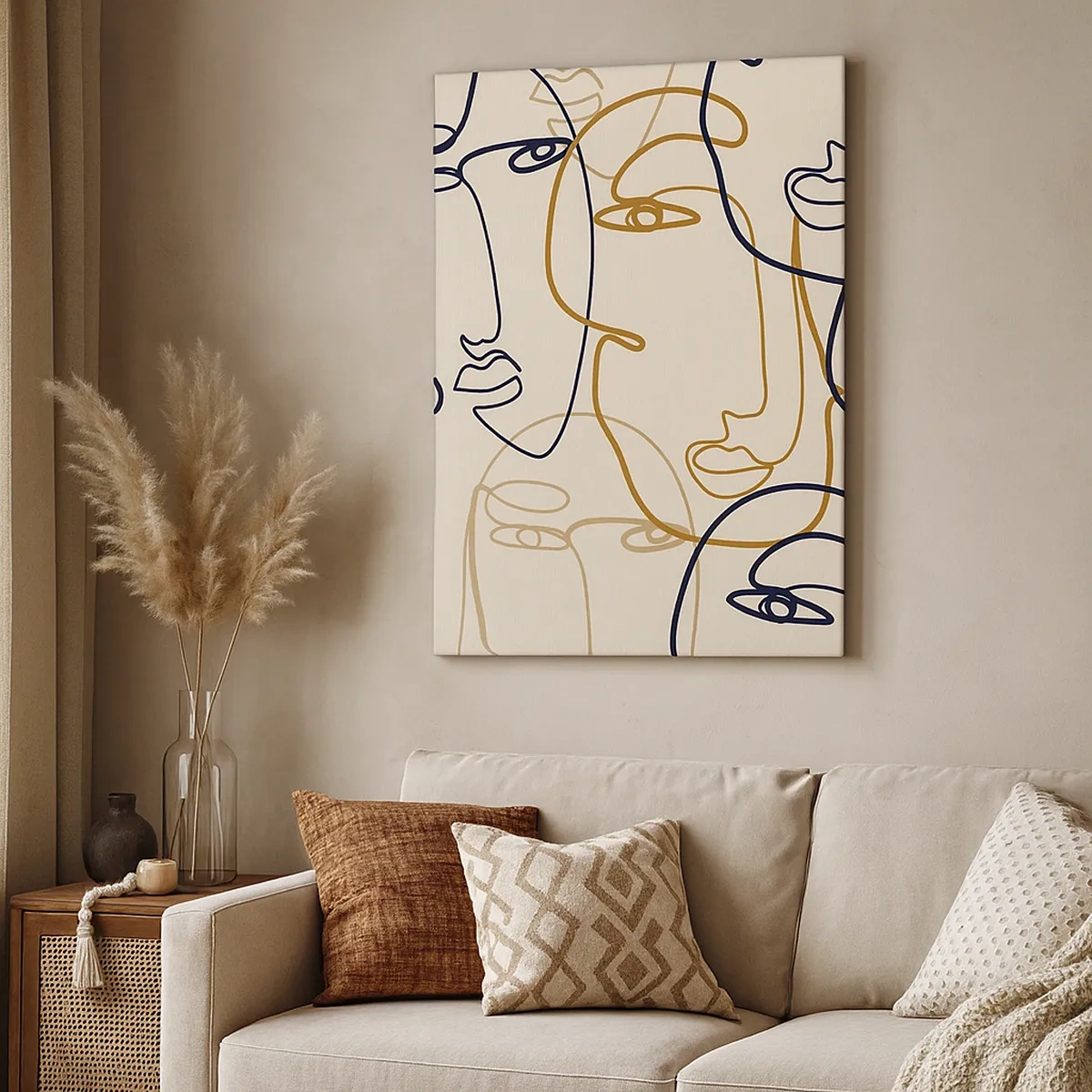 Tablou pe pânză - Portret multiplicat - 50x70 cm