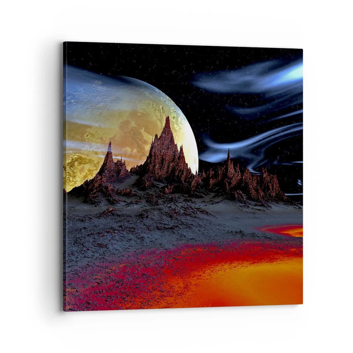 Tablou pe pânză - Lumea necunoscută - 70x70 cm