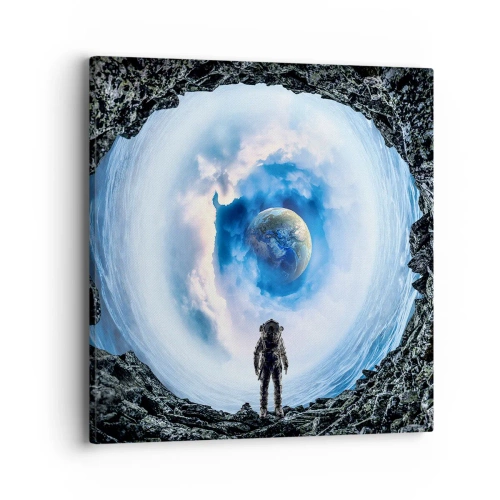 Tablou pe pânză - Nu departe de casă - 40x40 cm