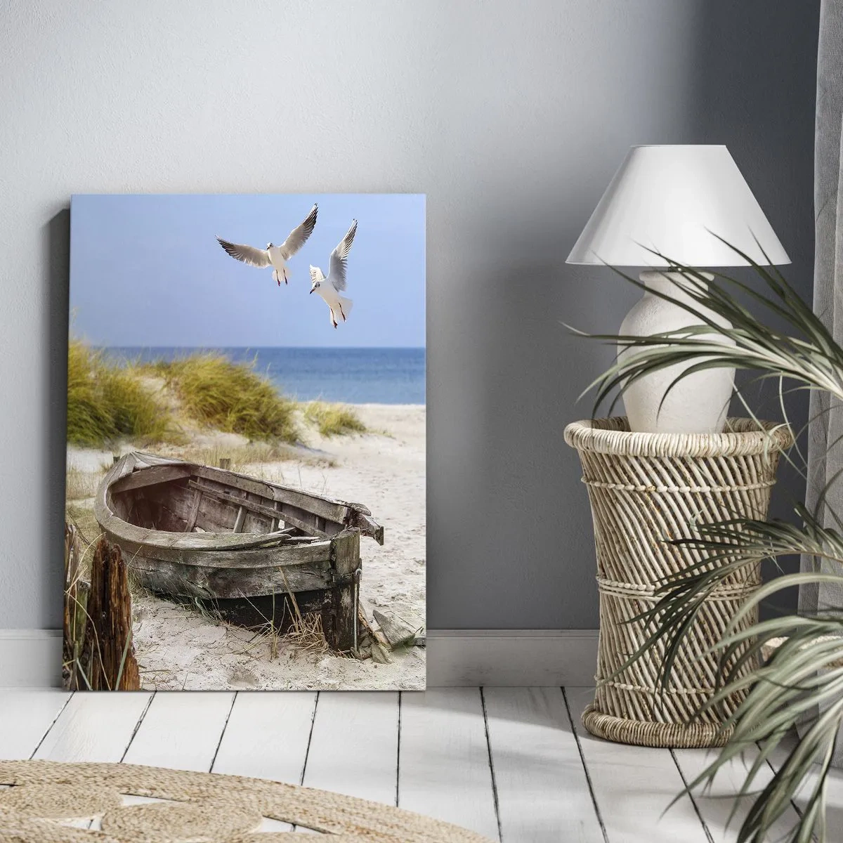 Tablou pe pânză - Scăldate în vânt - 70x100 cm