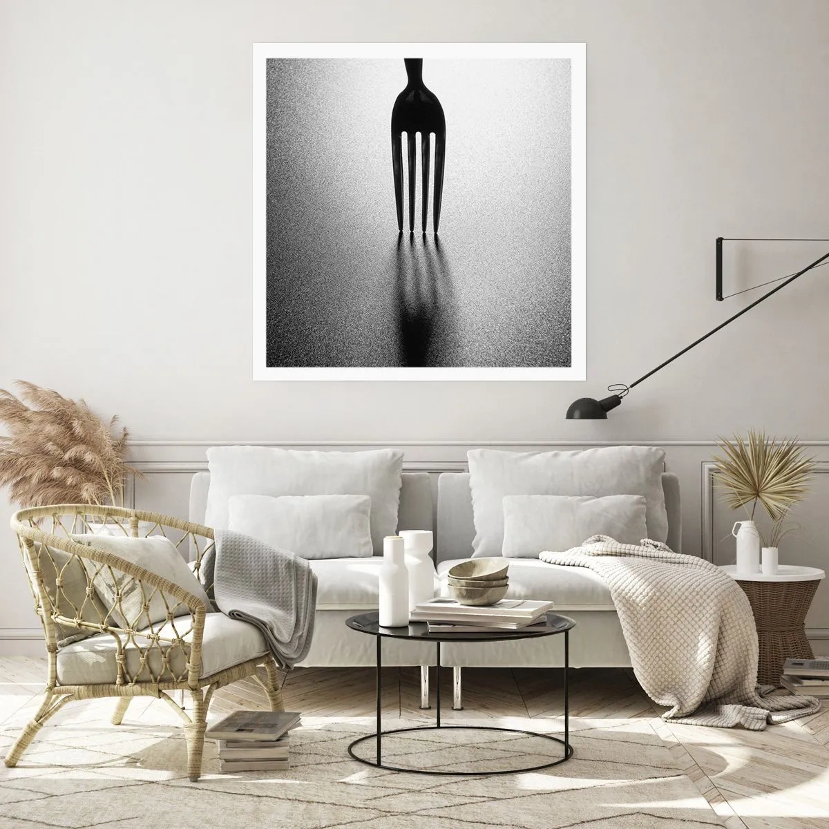 Poster - Lumină și umbră - 60x60 cm