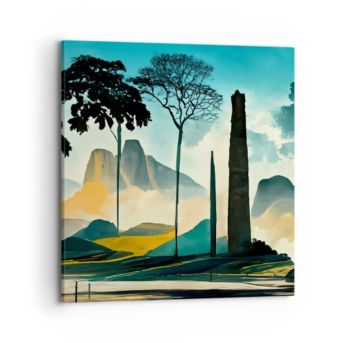 Tablou pe pânză - Din ce în ce mai sus - 70x70 cm