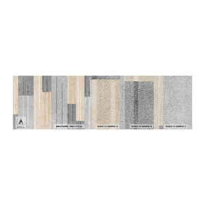 Mostră tapet Premium Canvas - Compoziție: în poziție verticală - Abstracția, Linii, Pastel - 100x30 cm