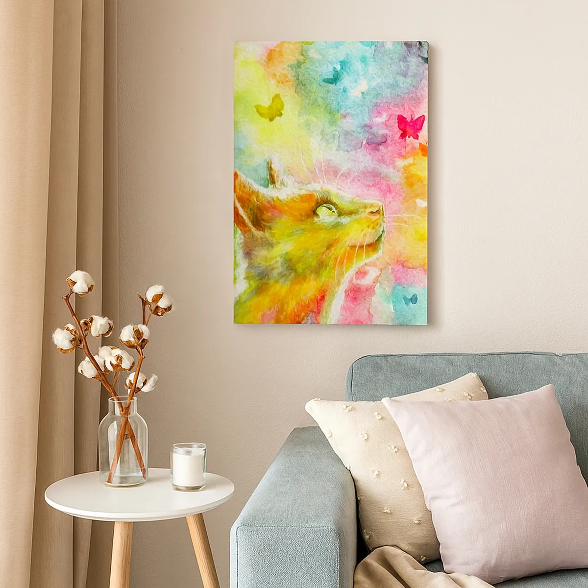 Tablou pe pânză - Raiul pisicilor - 50x70 cm