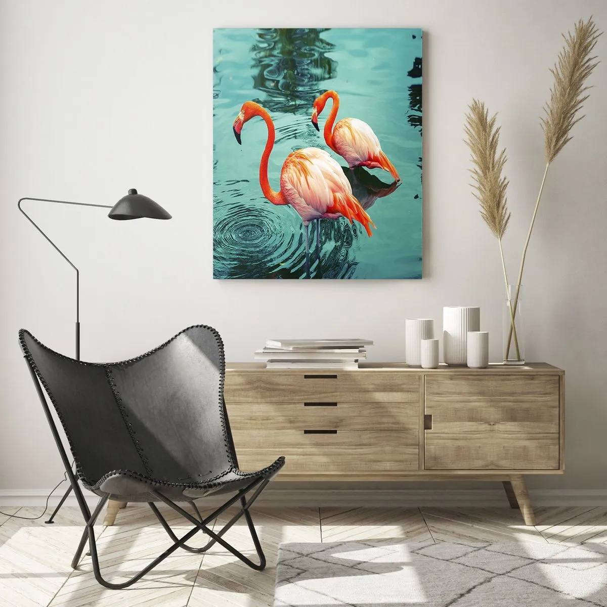 Tablou pe sticlă - Suntem bune de revistele de modă - 50x70 cm
