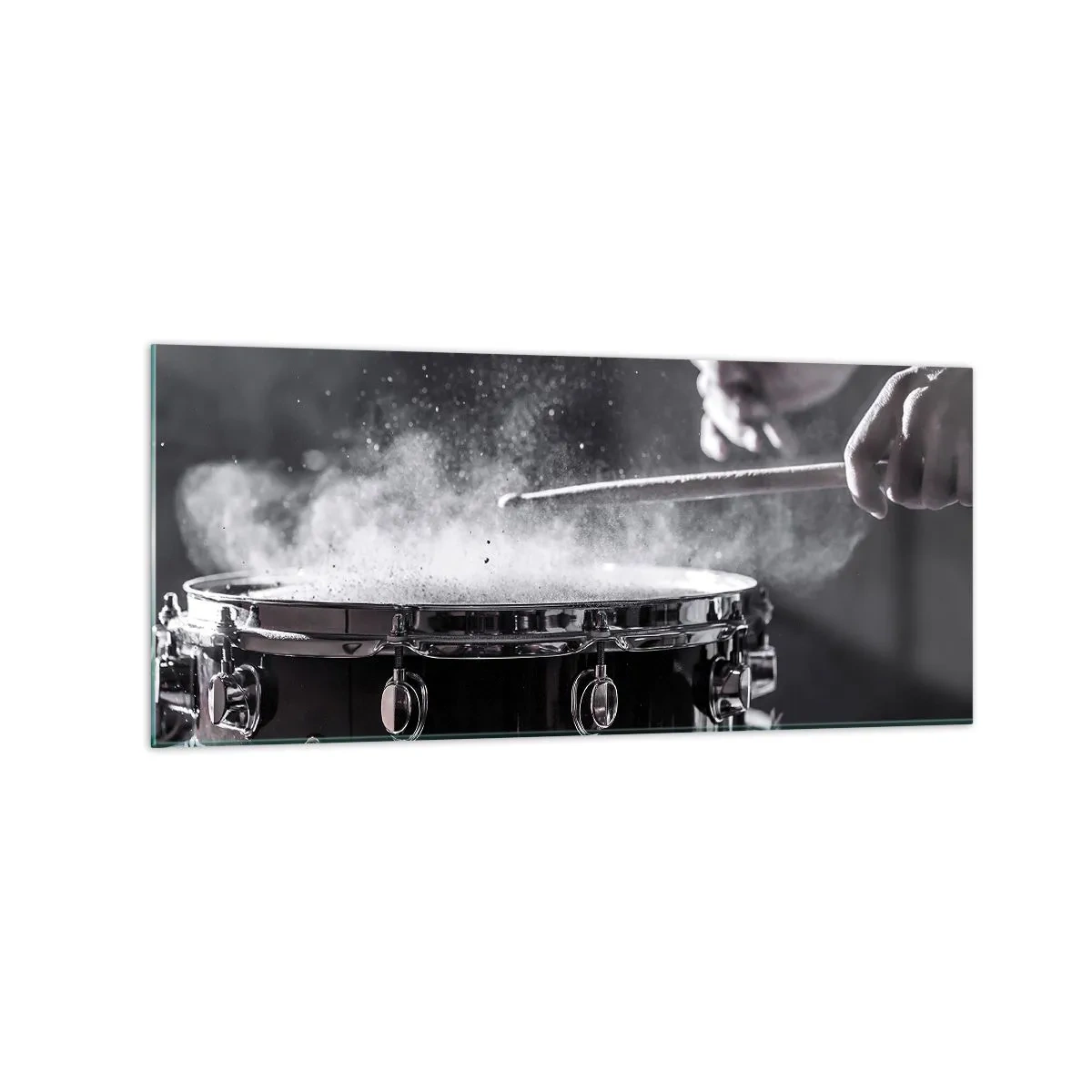 Tablou pe sticlă - Pulsul muzicii - 120x50 cm