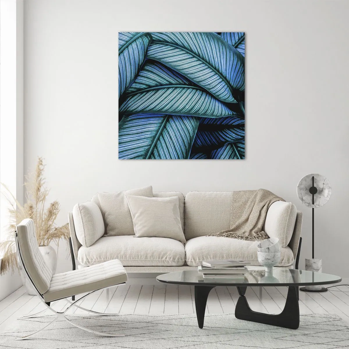 Tablou pe sticlă - Linii de viață - 50x50 cm