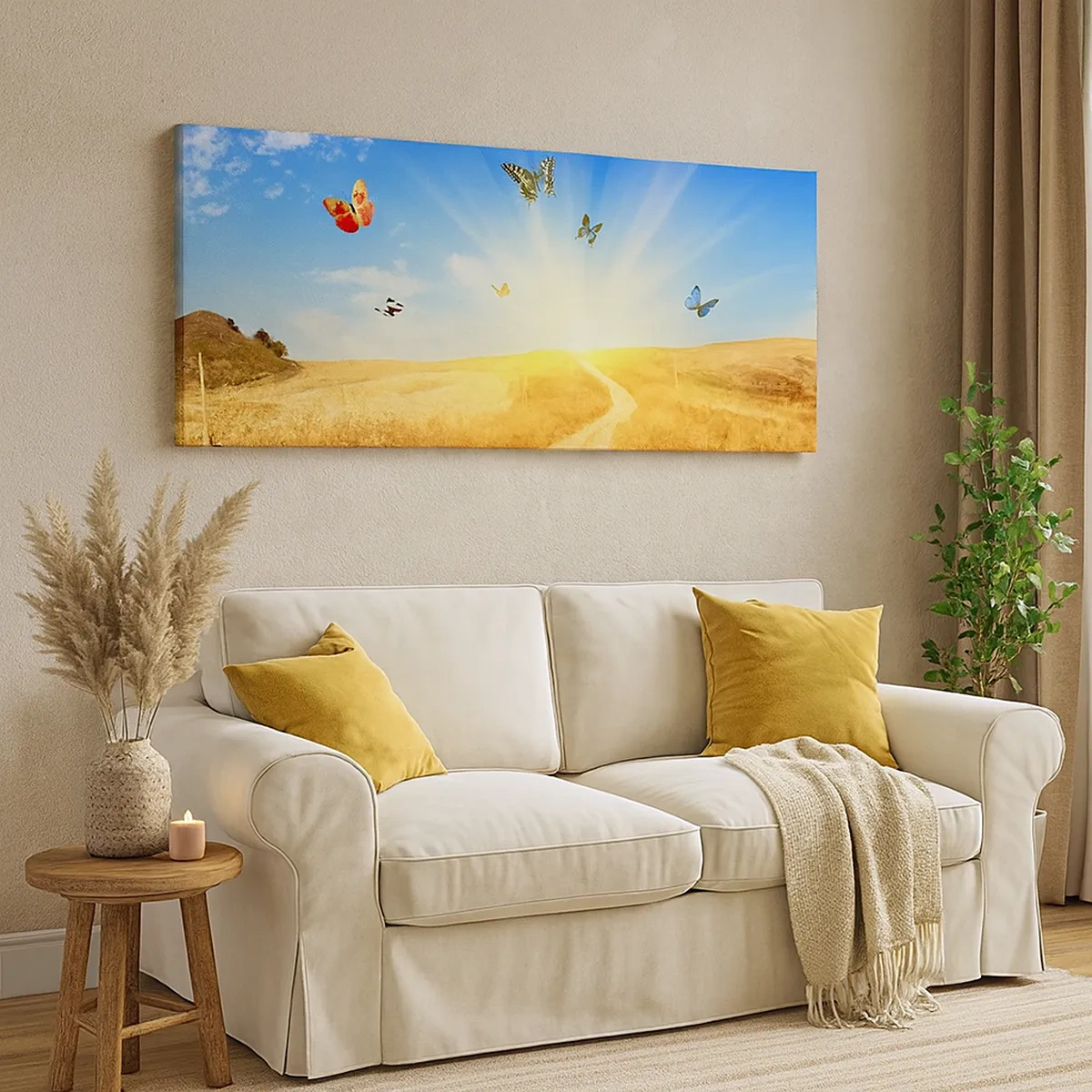 Tablou pe pânză - Și cum să nu iubești vara? - 30x30 cm