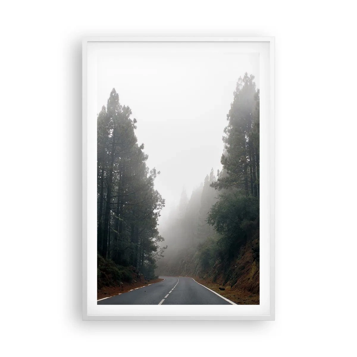 Poster în ramă albă - O poveste din Pădurea Magică - 61x91 cm