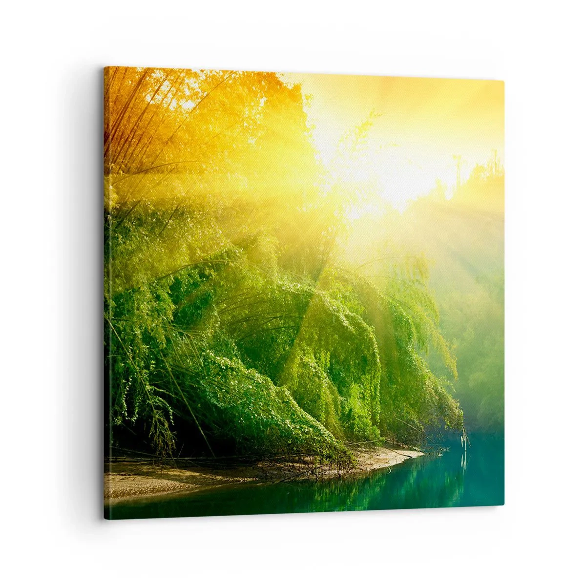 Tablou pe pânză - Scufundare în soare și umbră - 60x60 cm