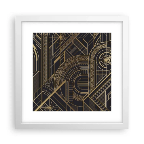 Poster în ramă albă - Concepte, idei, planuri - 30x30 cm