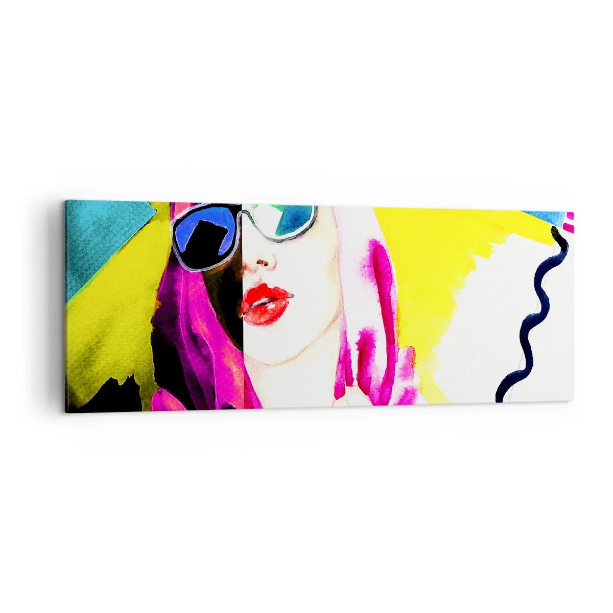 Tablou pe pânză - Nu sunt albă și nu sunt neagră - 140x50 cm