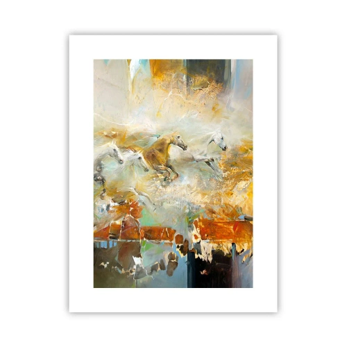 Poster - Galopând prin lumină - 30x40 cm