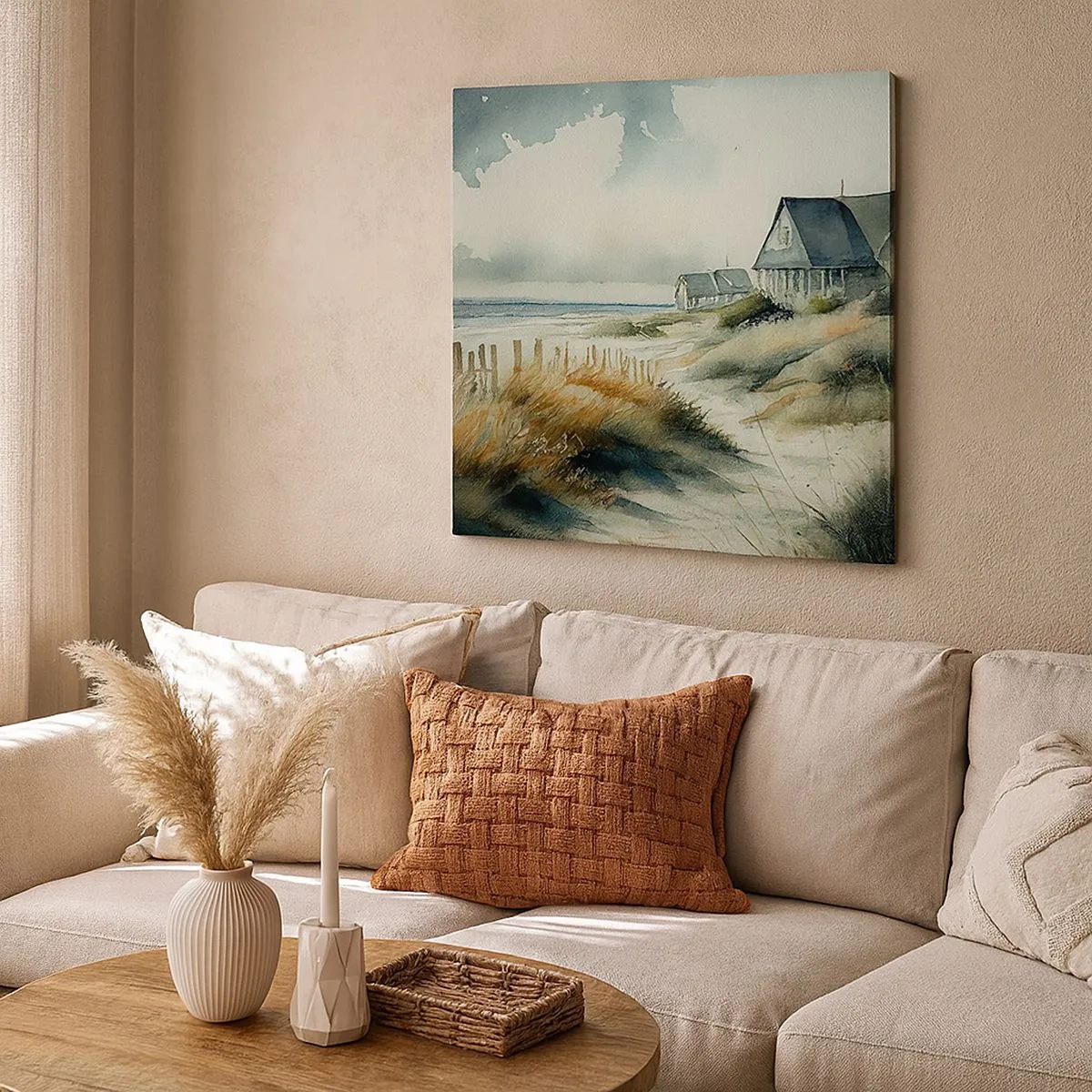 Tablou pe pânză - Departe de agitație - 30x30 cm