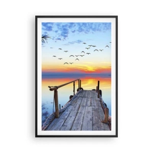 Poster în ramă neagră - E timpul să ne întoarcem... - 61x91 cm