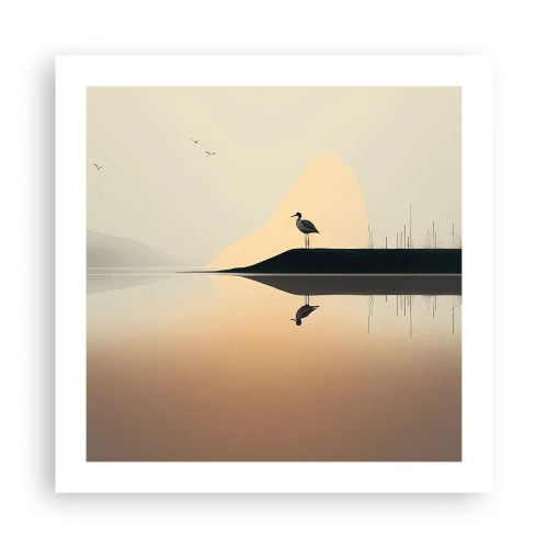 Poster - Domn pe lac - 50x50 cm