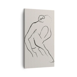 Tablou pe pânză - Schiță intimă - 45x80 cm