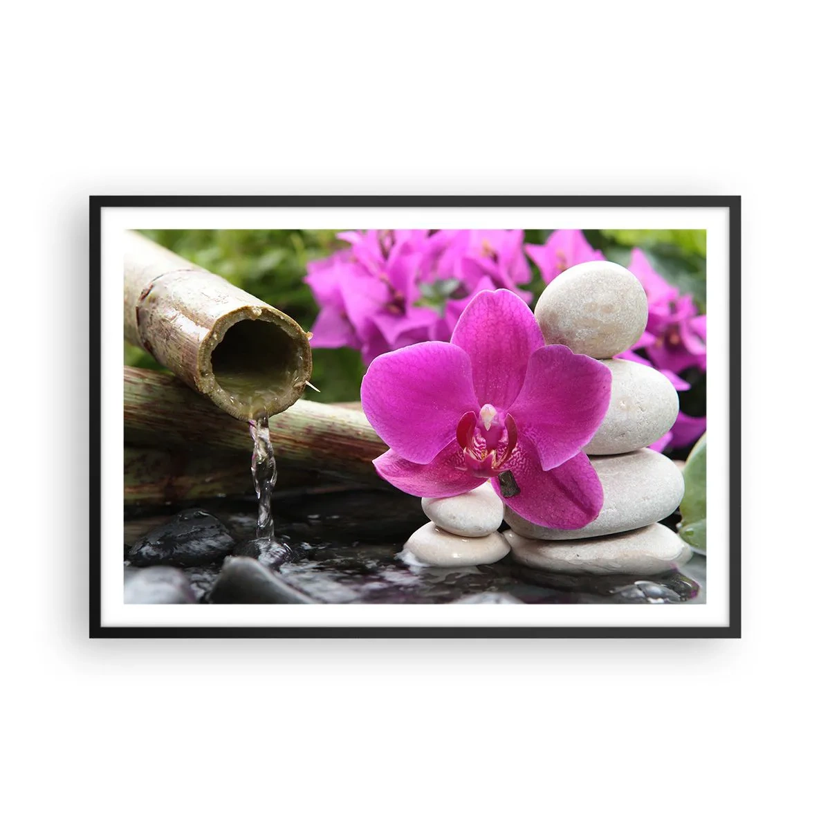 Poster în ramă neagră - Te odihnești deja - 91x61 cm