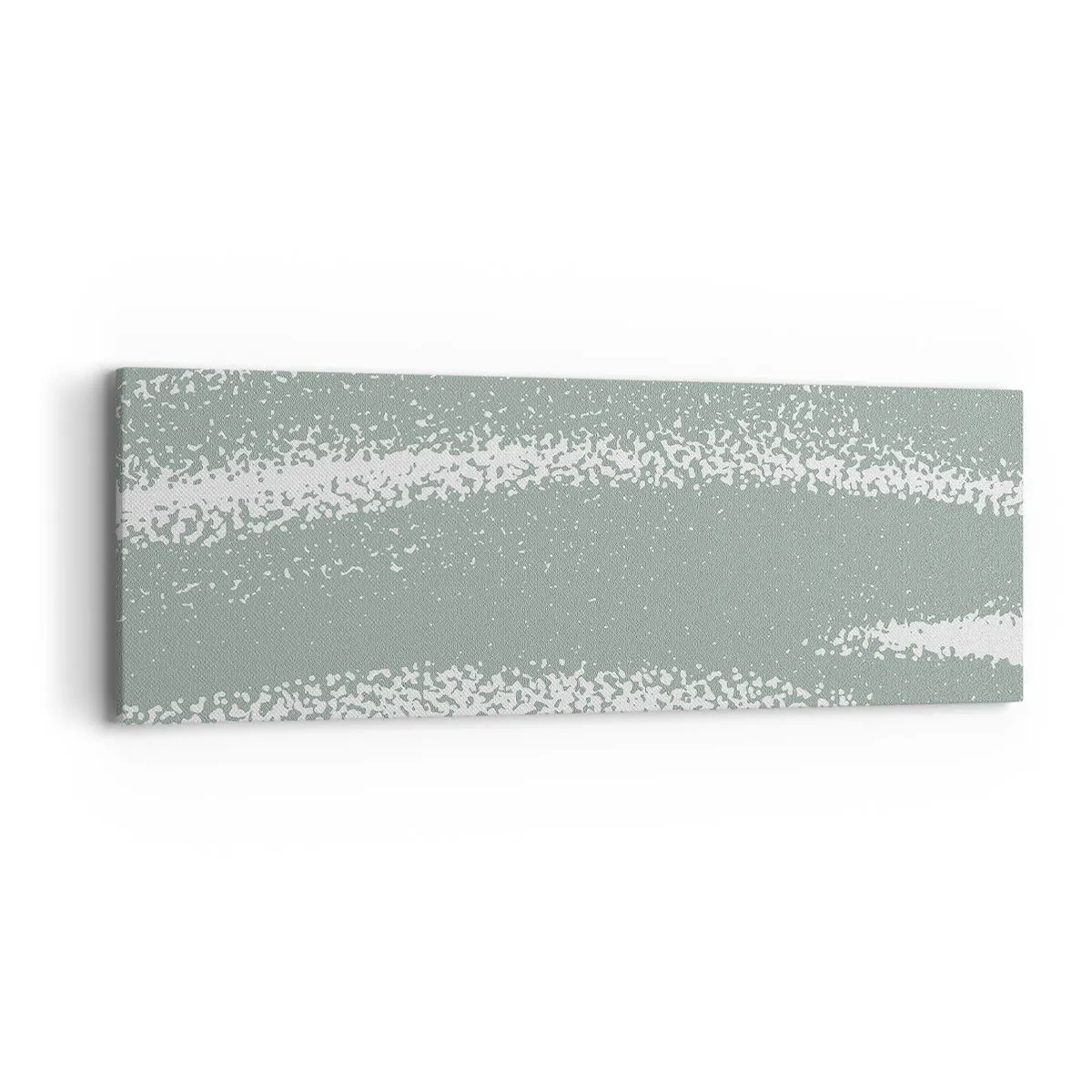 Tablou pe pânză - Abstracție în stil de iarnă - 90x30 cm