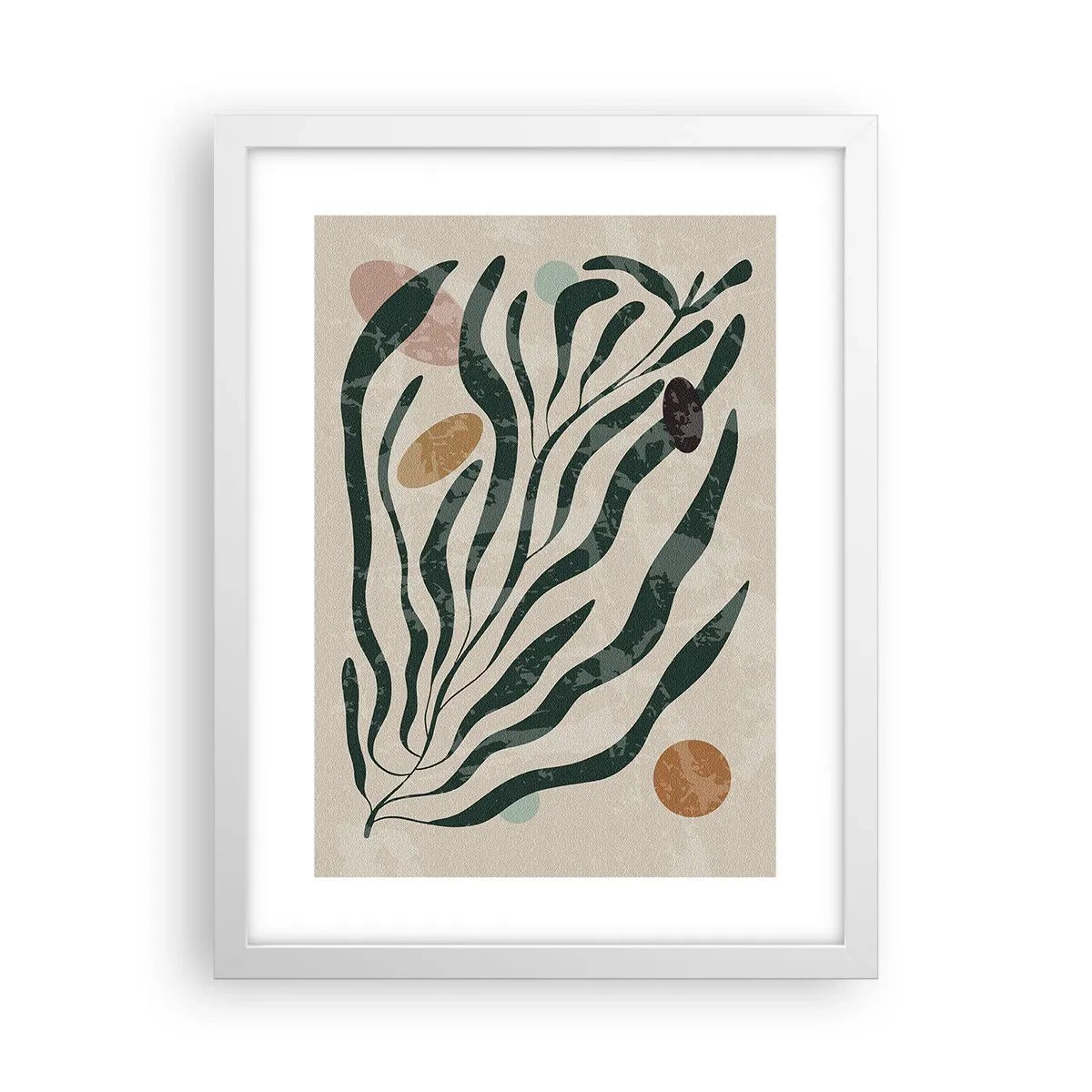 Poster în ramă albă - În mijlocul vegetației - 30x40 cm