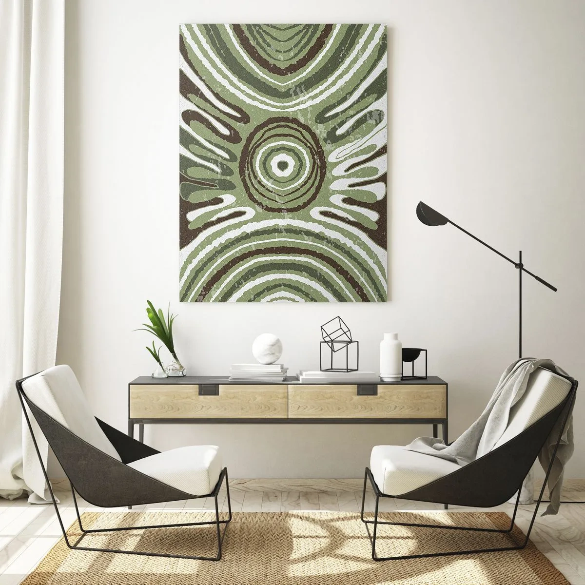 Tablou pe sticlă - Explozie de emoții - 50x70 cm