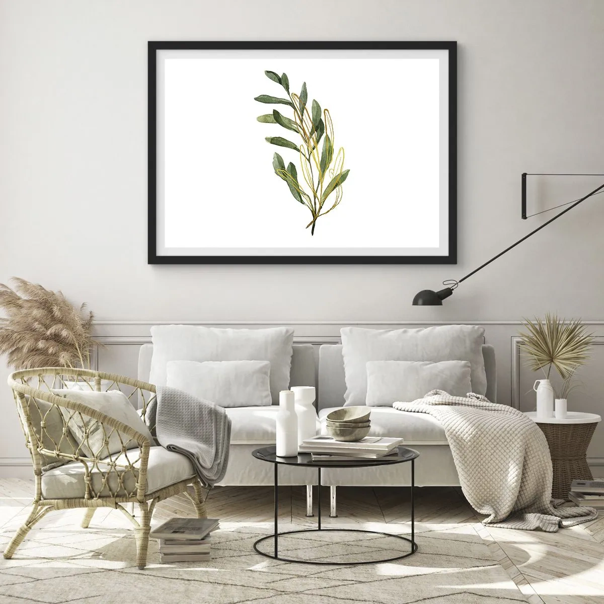 Poster în ramă neagră - Toate cele bune - 70x50 cm