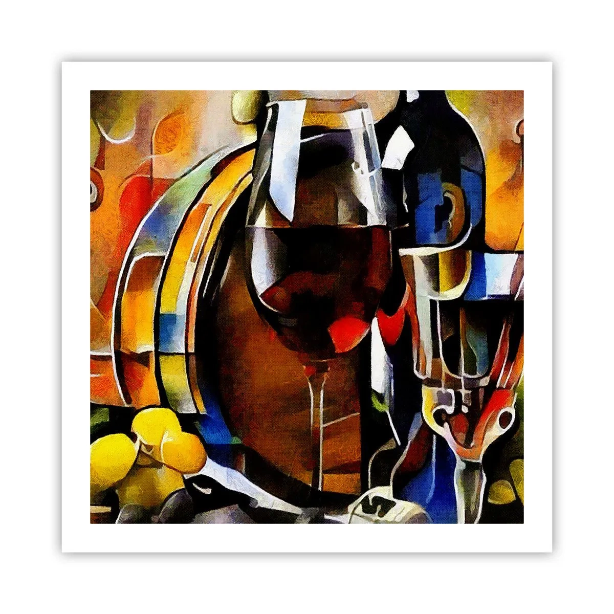Poster - Și lumea devine mai colorată - 60x60 cm