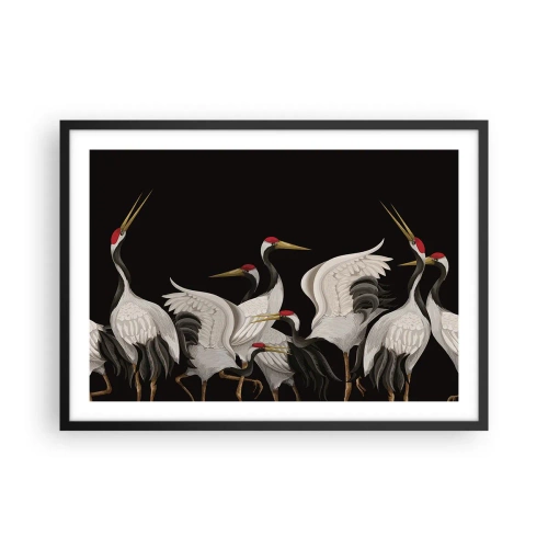 Poster în ramă neagră - Problemele importante ale păsărilor - 70x50 cm