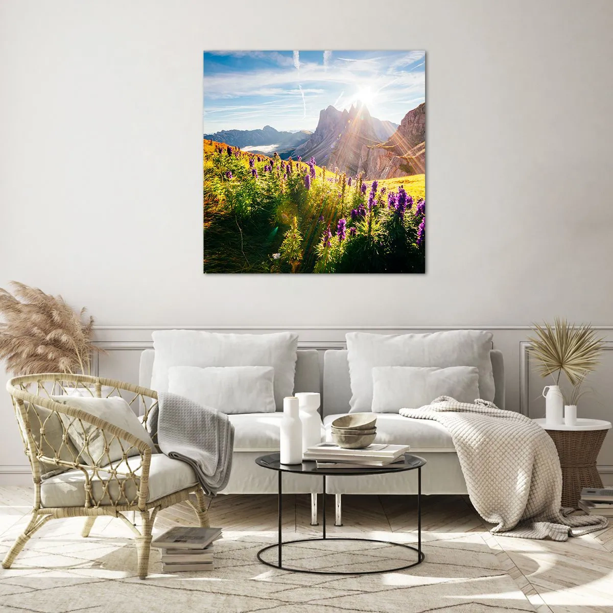 Tablou pe sticlă - Viața secretă a ierburilor - 50x50 cm