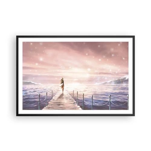 Poster în ramă neagră - În lumina unui vis - 91x61 cm