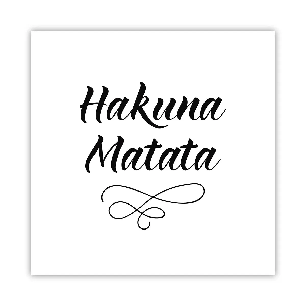 Poster - Cel mai bun sfat - 30x30 cm