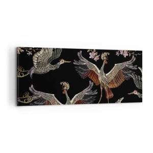 Tablou pe pânză - Pasăre de basm - 100x40 cm