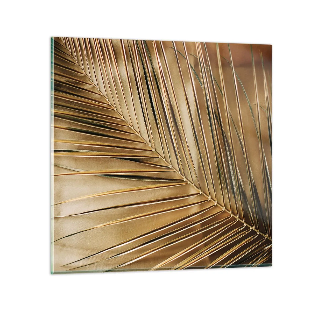 Tablou pe sticlă - Colonadă naturală - 50x50 cm