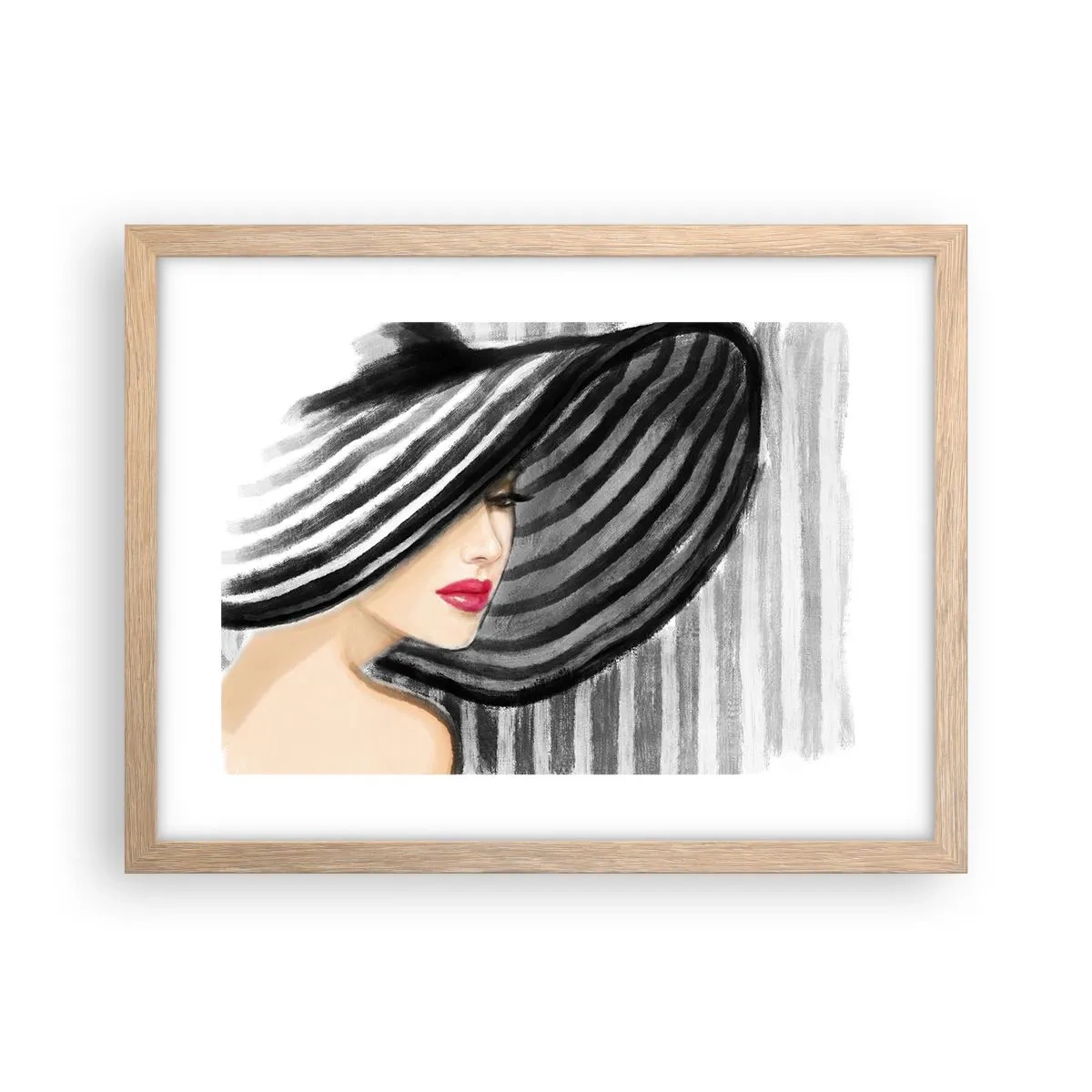 Poster în ramă de stejar deschis - Unde te pot găsi? - 40x30 cm