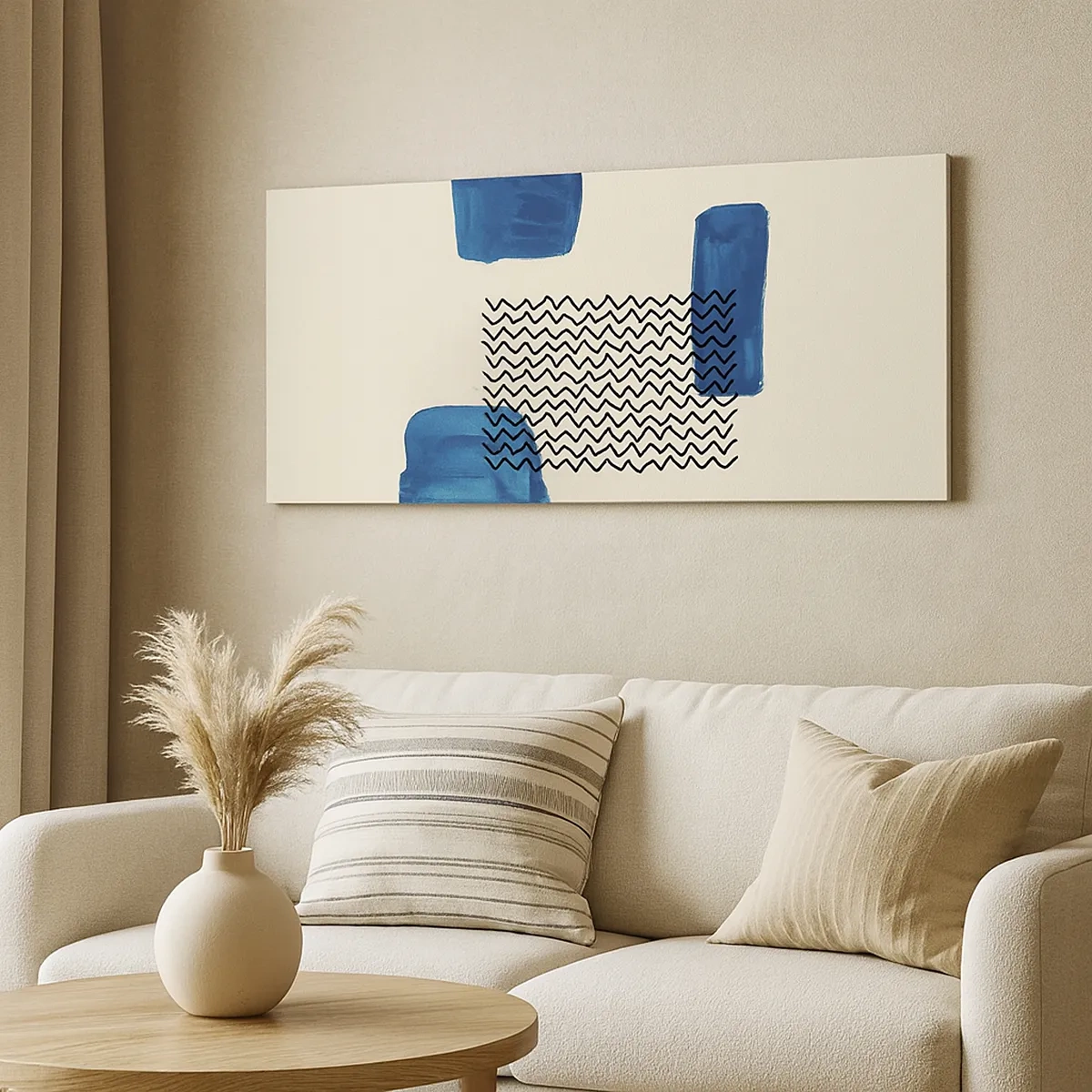 Tablou pe pânză - Cvartet abstract - 30x30 cm