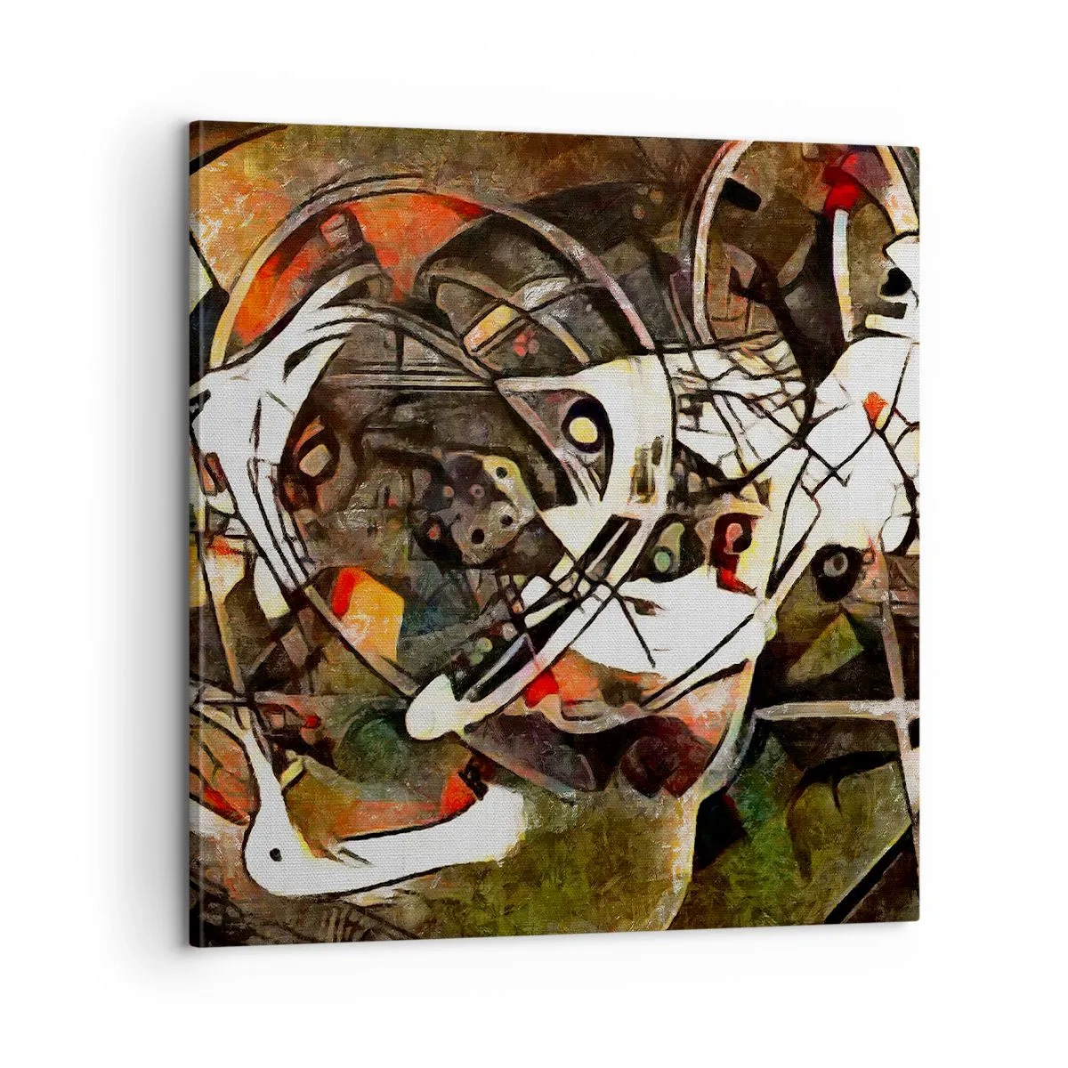 Tablou pe pânză - Auziți mișcarea? - 60x60 cm