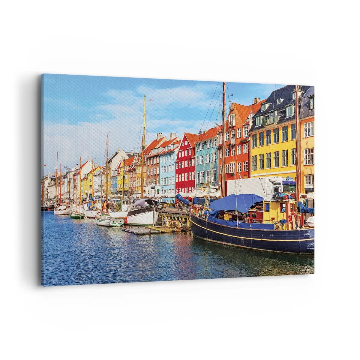 Tablou pe pânză - Portul vesel - 100x70 cm