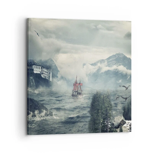 Tablou pe pânză - Pe ape magice - 70x70 cm