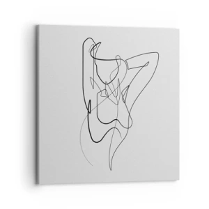 Tablou pe pânză - Cine ești tu? - 70x70 cm