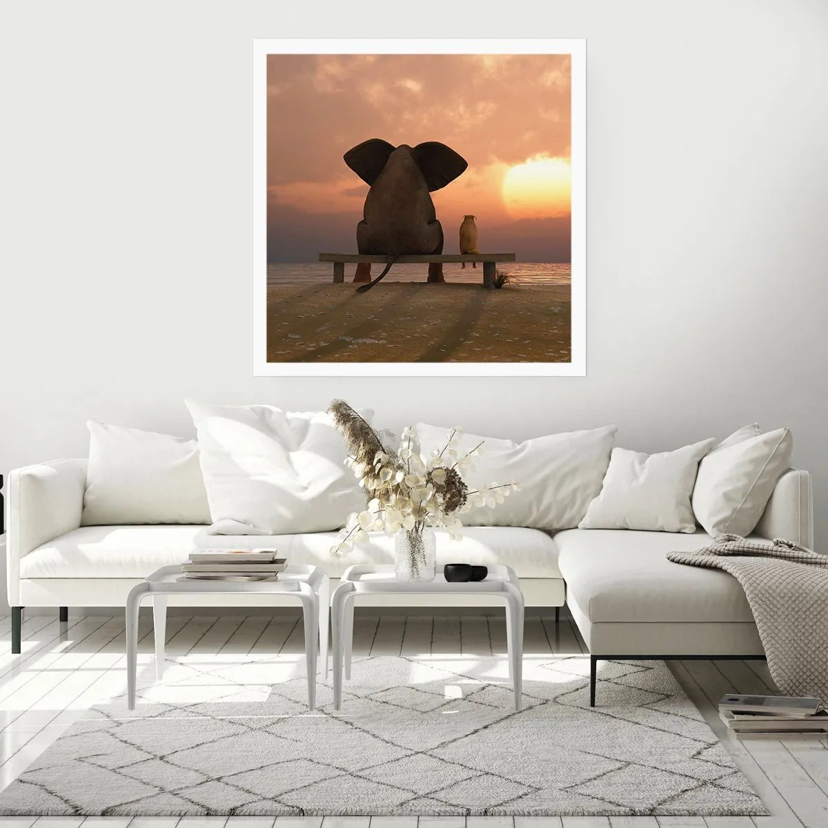 Poster - Este bine să tăcem împreună - 60x60 cm