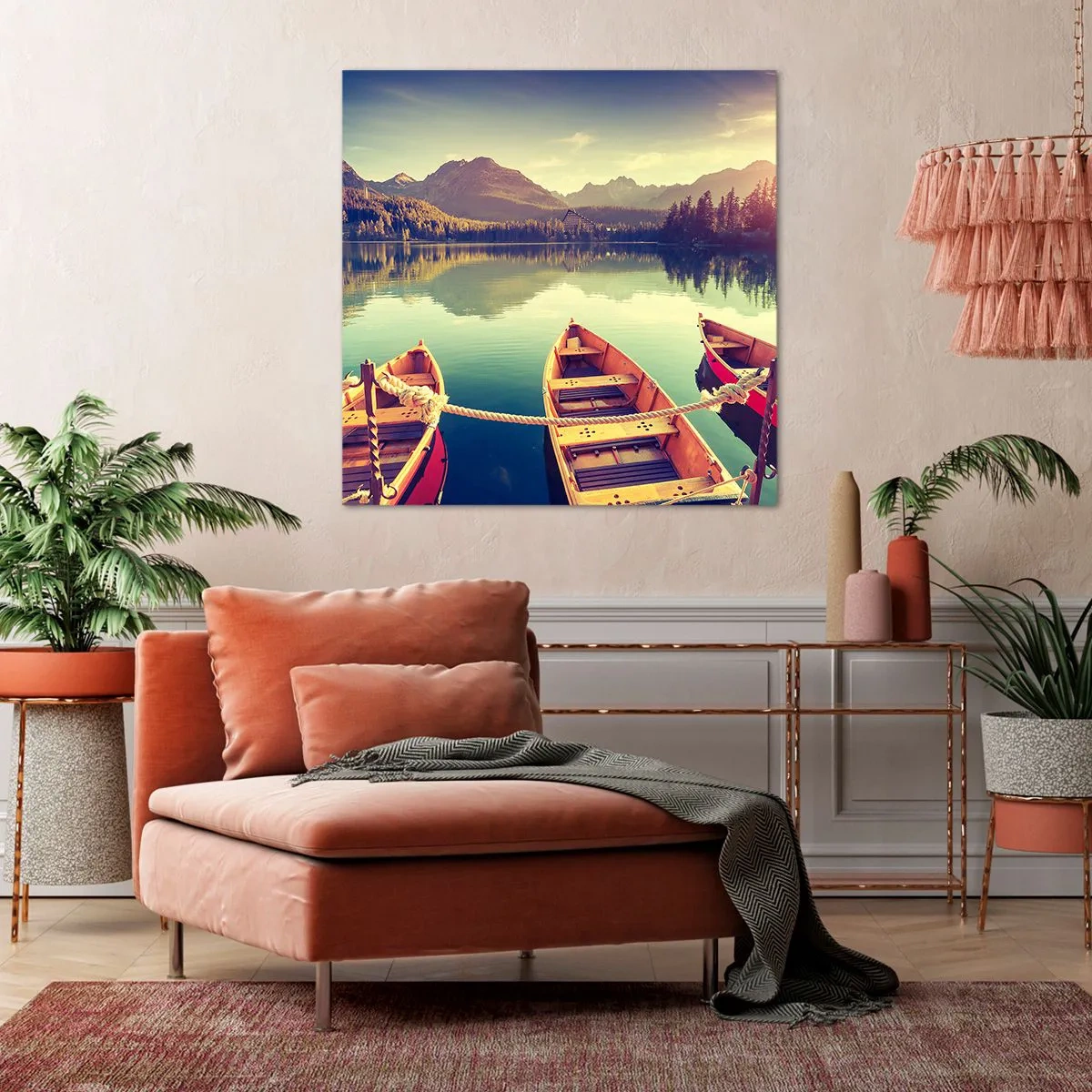 Tablou pe pânză - Pentru a trăi după legile sale - 50x50 cm