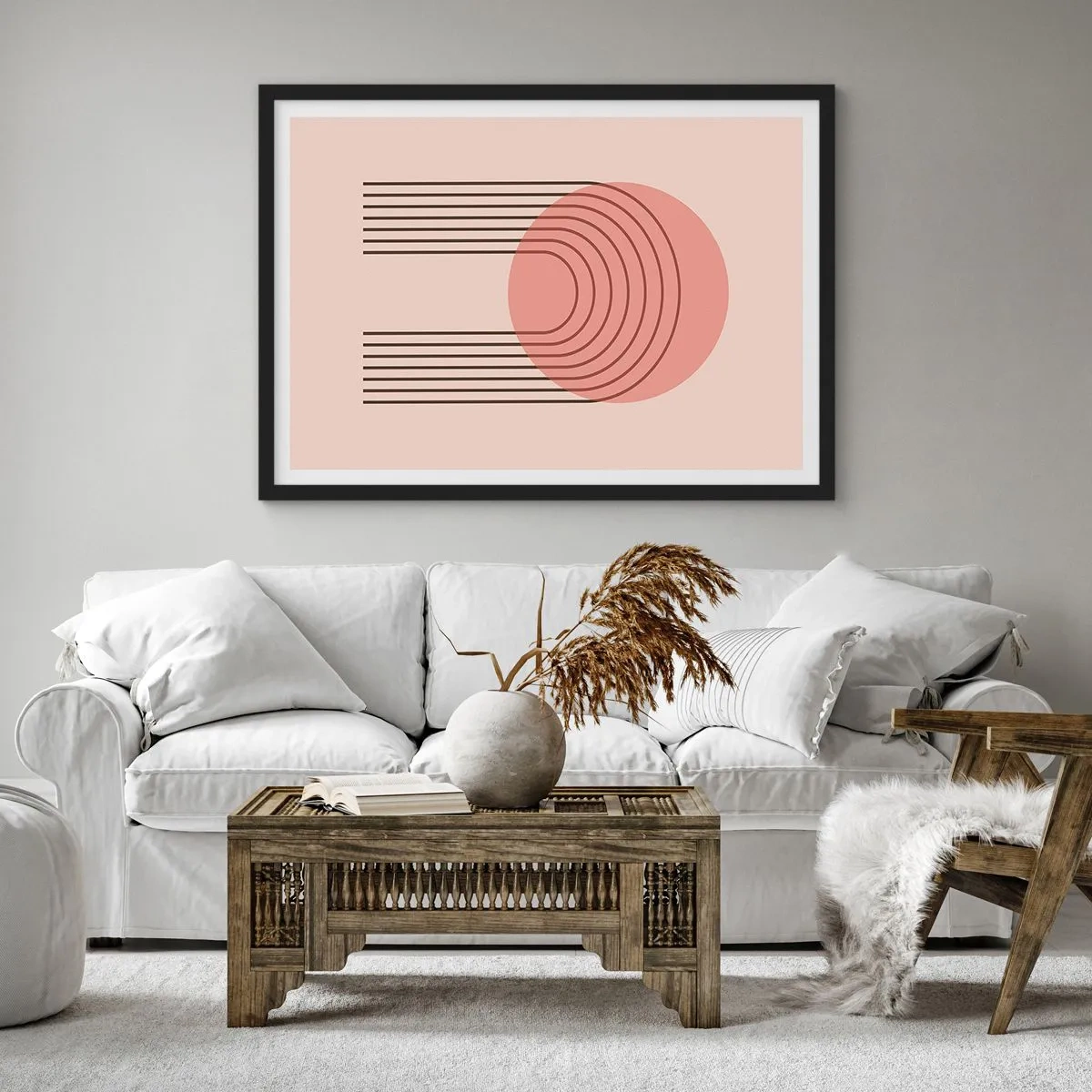 Poster în ramă neagră - Atracție irezistibilă - 70x50 cm