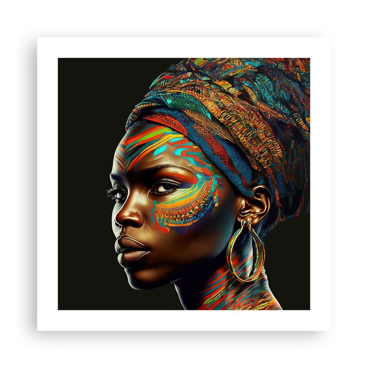 Poster - Regina africană - 50x50 cm