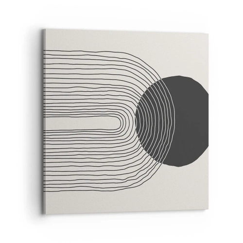 Tablou pe pânză - Tremurând și încrezător - 70x70 cm