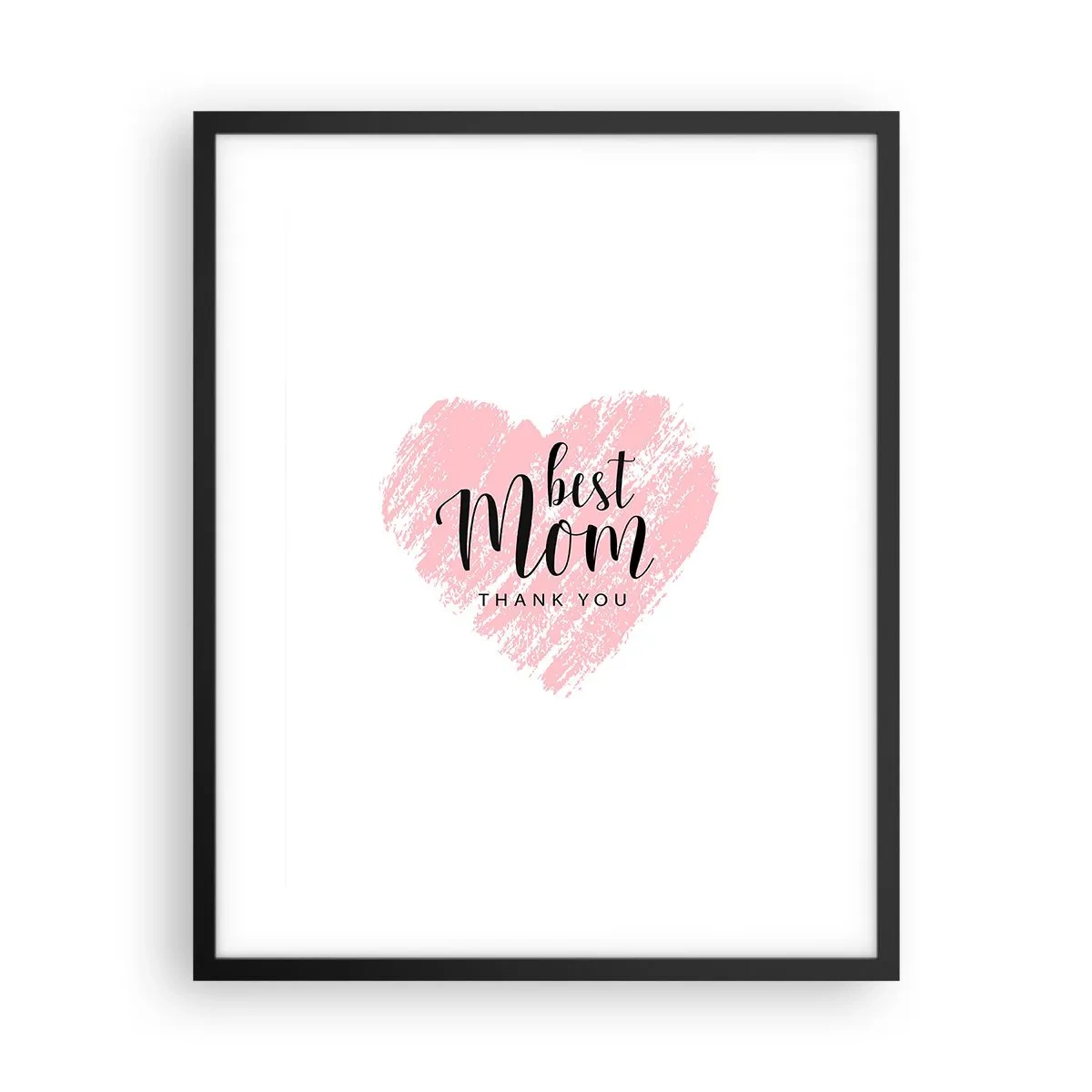 Poster în ramă neagră - Întotdeauna la momentul potrivit - 40x50 cm