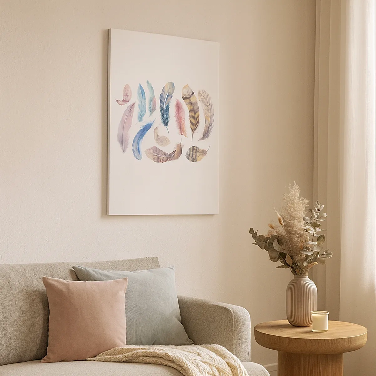 Tablou pe pânză - Ușoare și colorate - 50x70 cm