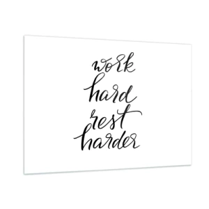 Tablou pe sticlă - Echilibrul vieții - 100x70 cm