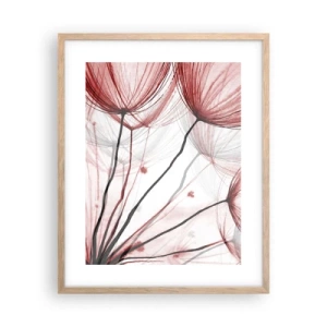 Poster în ramă de stejar deschis - Înainte de plecare - 40x50 cm