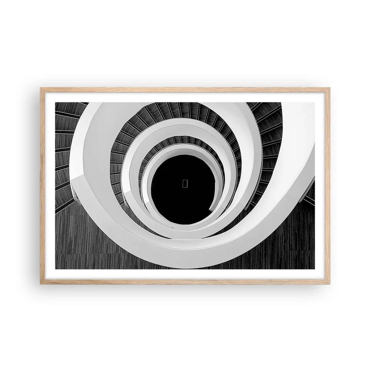 Poster în ramă de stejar deschis - Până la miez - 91x61 cm